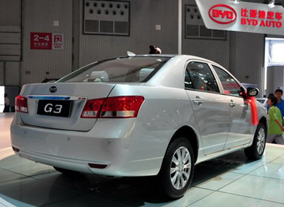 BYD set to sell G3 sedan, priced up to 76,800 yuan